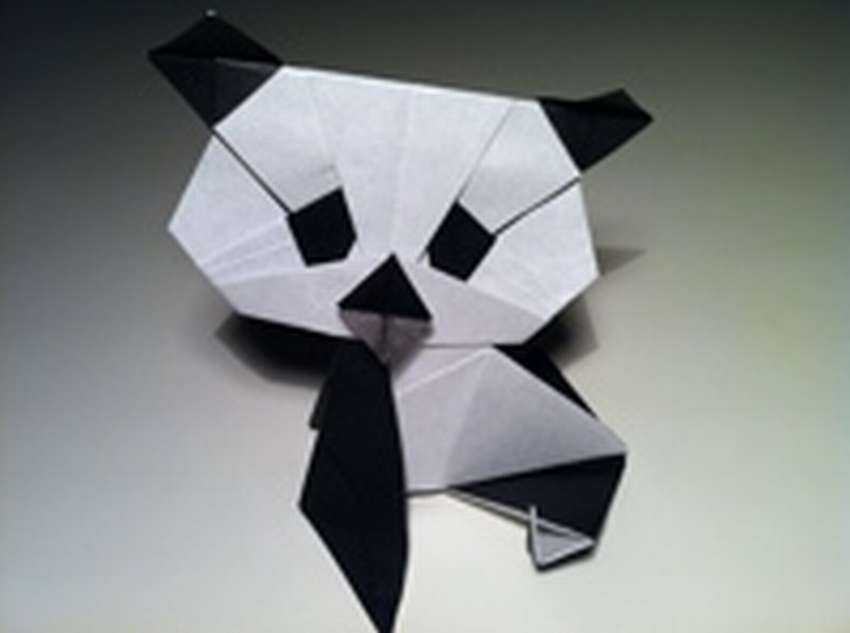 Модульное оригами панда. схема сборки. пошаговые фото для начинающих