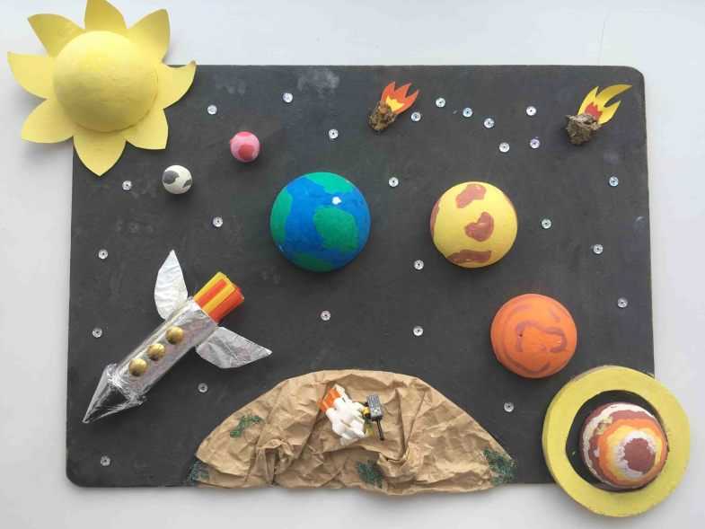 Поделки ко дню космонавтики. подборка идей на 12 апреля для детского сада и школы