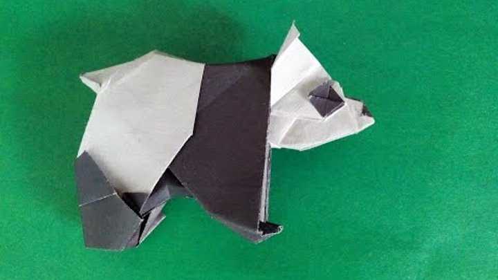 Изготовление панды методом оригами. пошаговая инструкция с фото