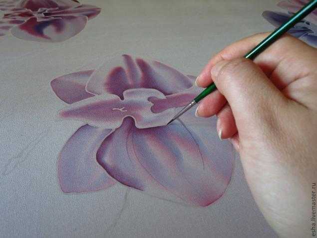 Холодный батик: техника выполнения росписи по ткани, пошаговая инструкция