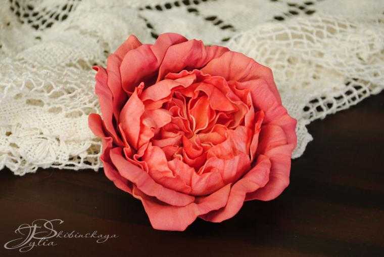 Роза из фоамирана "in dance" | vortex flowers