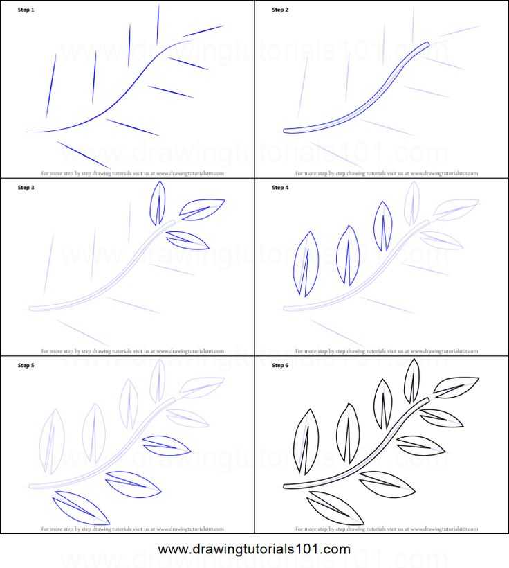 Как нарисовать осенние листья  поэтапно 5 уроков