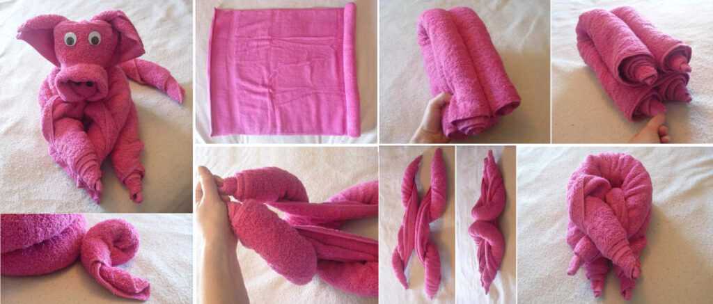 Как красиво свернуть полотенце