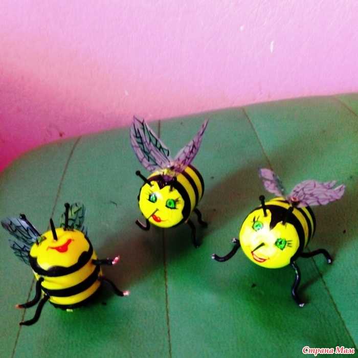 Аппликация пчелка из цветной бумаги - простой мастер-класс для детей с фото и описанием