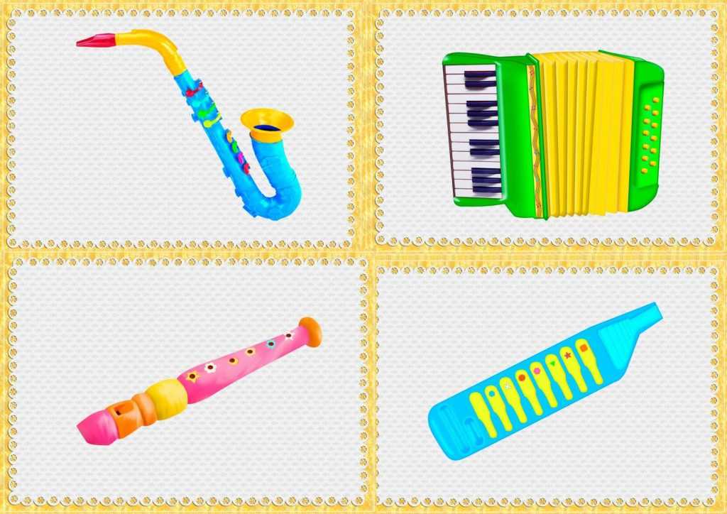 Картотека дидактических игр для детского сада по развитию речи у детей дошкольников. музыкальные инструменты