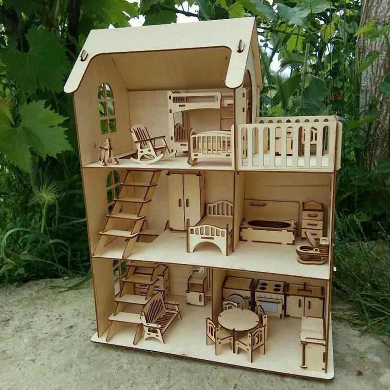 Кукольный домик своими руками: 150 фото идей и вариантов изготовления для детей