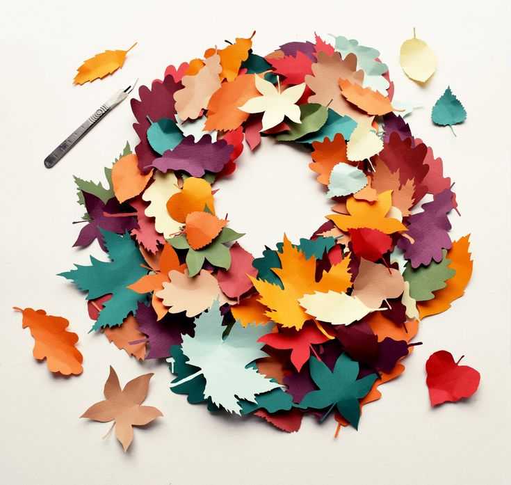 Осенние листья из бумаги сложенной гармошкой. осенние листья своими руками (3 способа)
