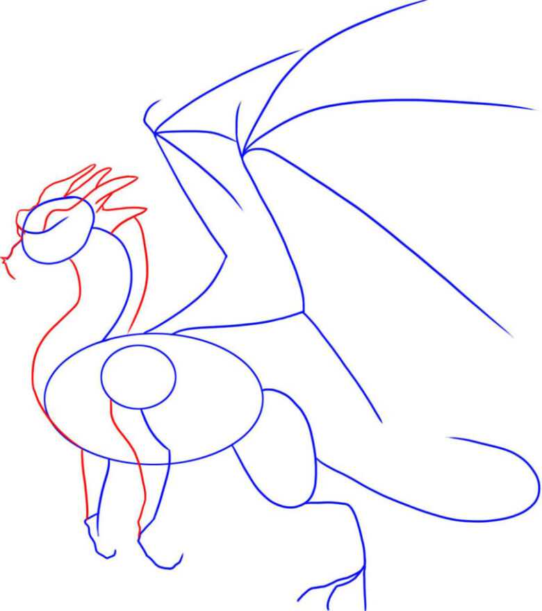 Как нарисовать дракона поэтапно карандашом - подборка интересных мастер-классов для начинающих