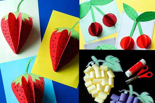Фрукты из бумаги: пошаговый мастер-класс по созданию плоских и объемных фруктов своими руками (120 фото)