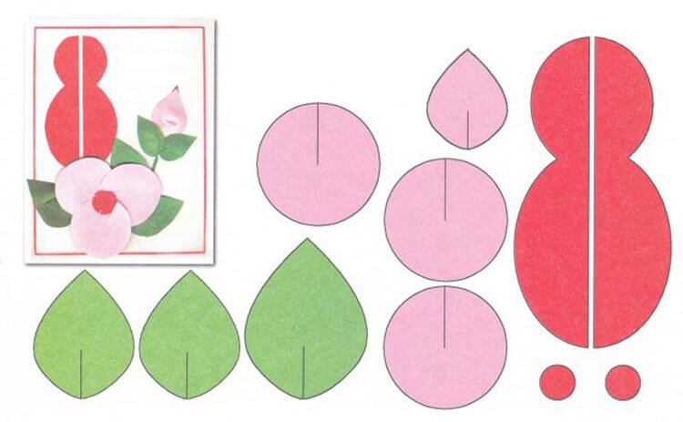Цветы из бумаги своими руками: пошаговые фото для начинающих и детей, шаблоны и схемы бумажных цветов для вырезания | жл