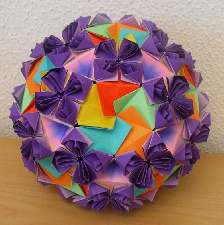 Сборка оригами кусудамы для начинающих пошагово. кусудама: сделай своими руками шар здоровья из бумаги. модульное оригами шар