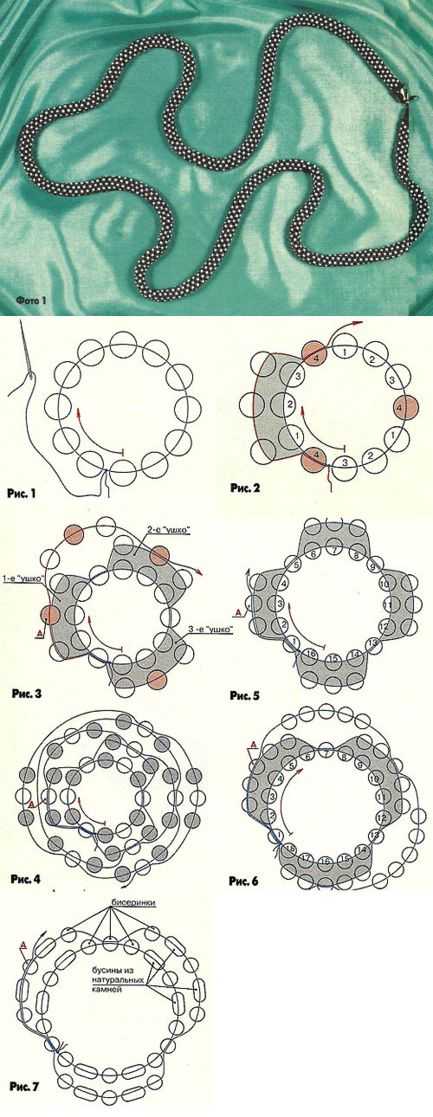 Лариат из бисера для начинающих: описание и основные характеристики поделки, популярные схемы плетения
