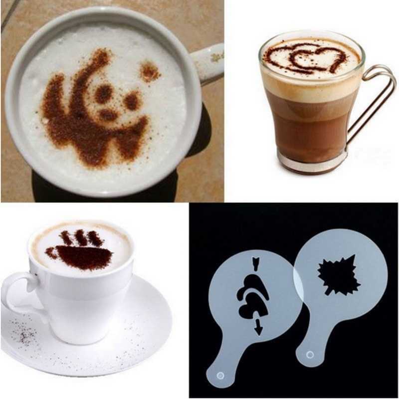5 советов по использованию трафаретов для рисования на кофе