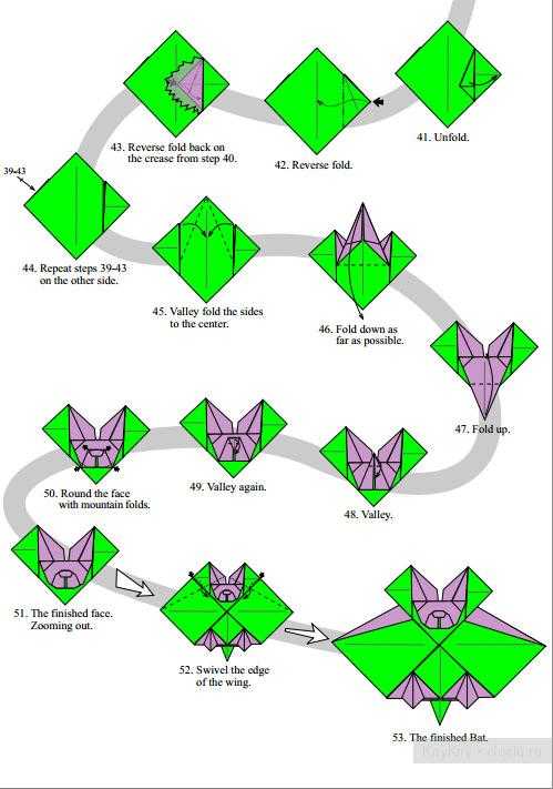 Как из бумаги сделать летучую мышь? оригами для новичков и не только