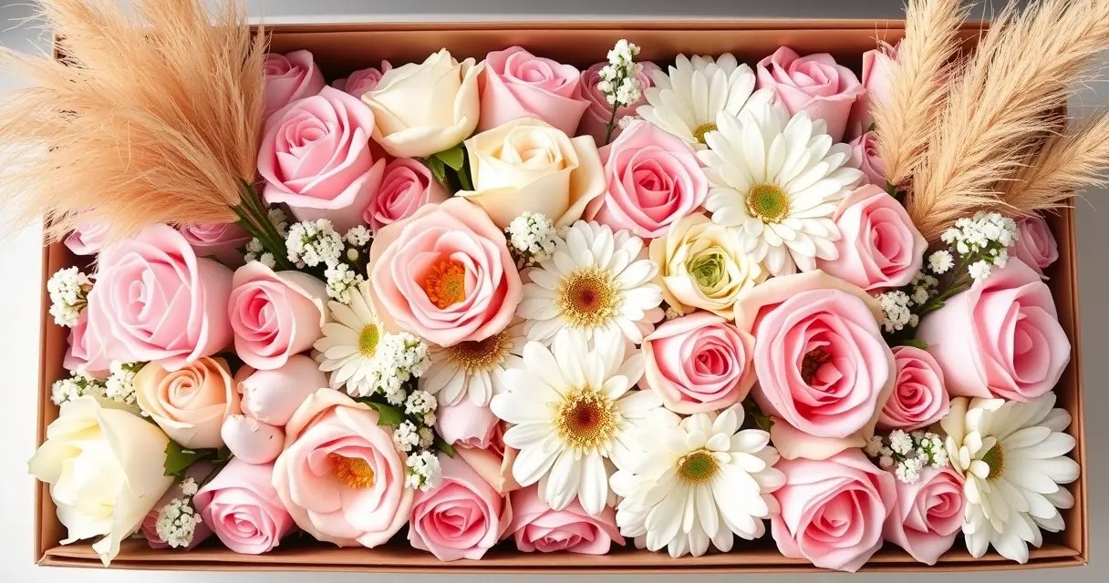 Как выбрать коробку с цветами: состав, упаковка, подача