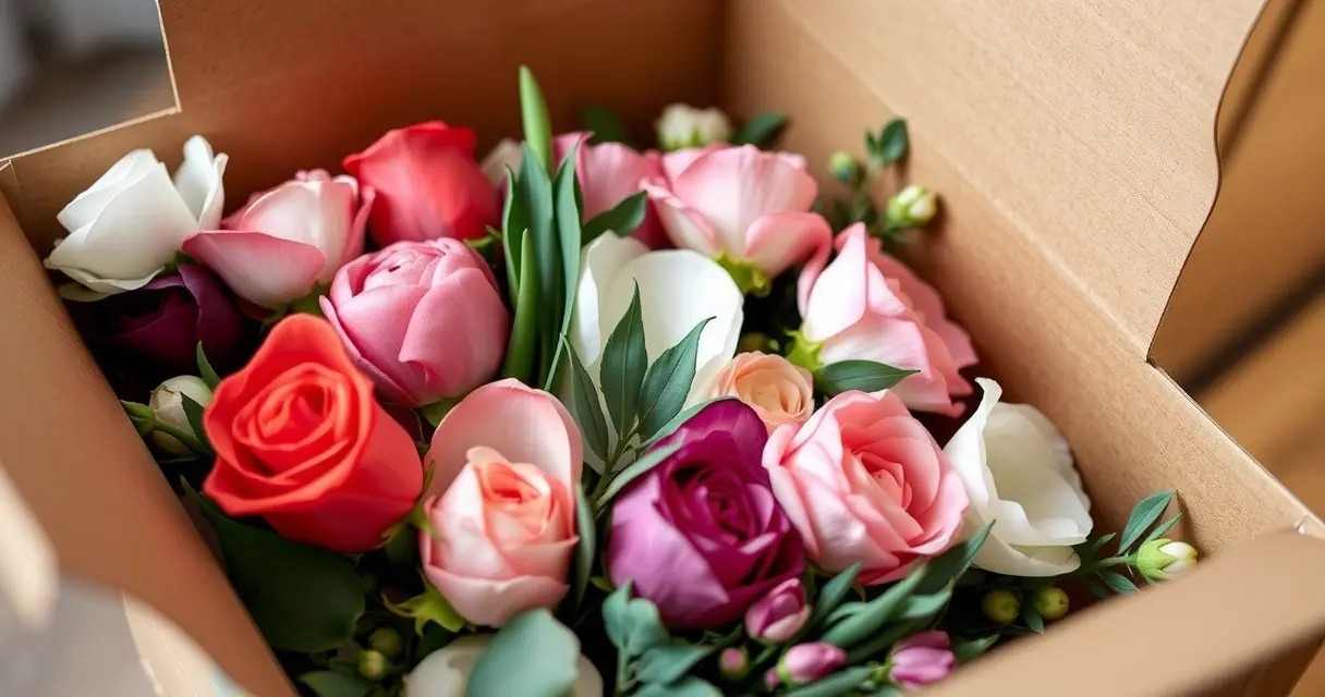 Как выбрать коробку с цветами: состав, упаковка, подача