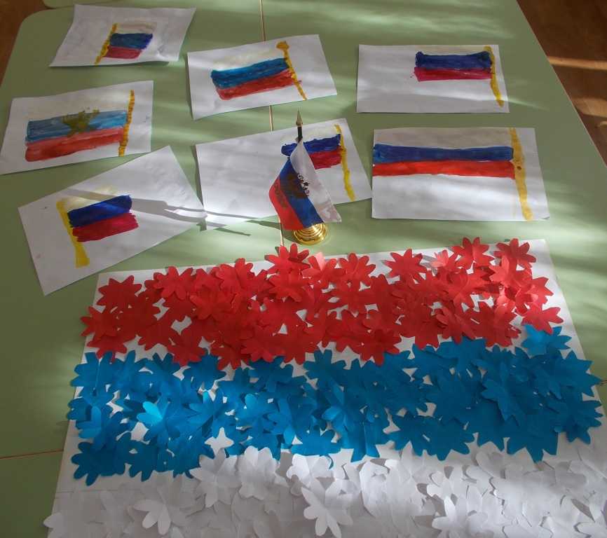 Как сделать открытку на День России
