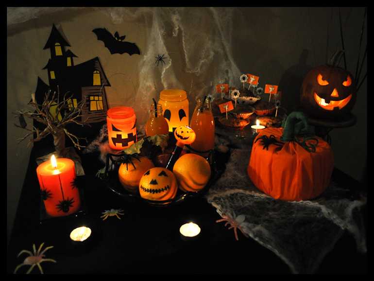 Тематическая вечеринка в стиле «ночь ужасов» на хэллоуин