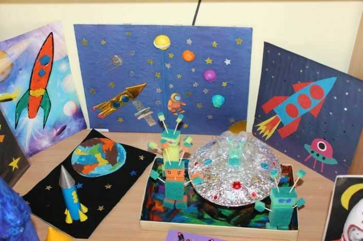 Поделки на день космонавтики своими руками из макарон, бумаги, пластиковых бутылок, дисков. идеи поделок ко дню космонавтики в школу и детский сад