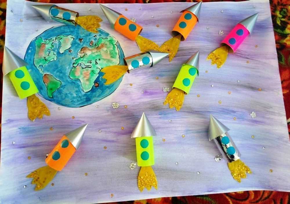 Поделки ко дню космонавтики для детского сада и школы