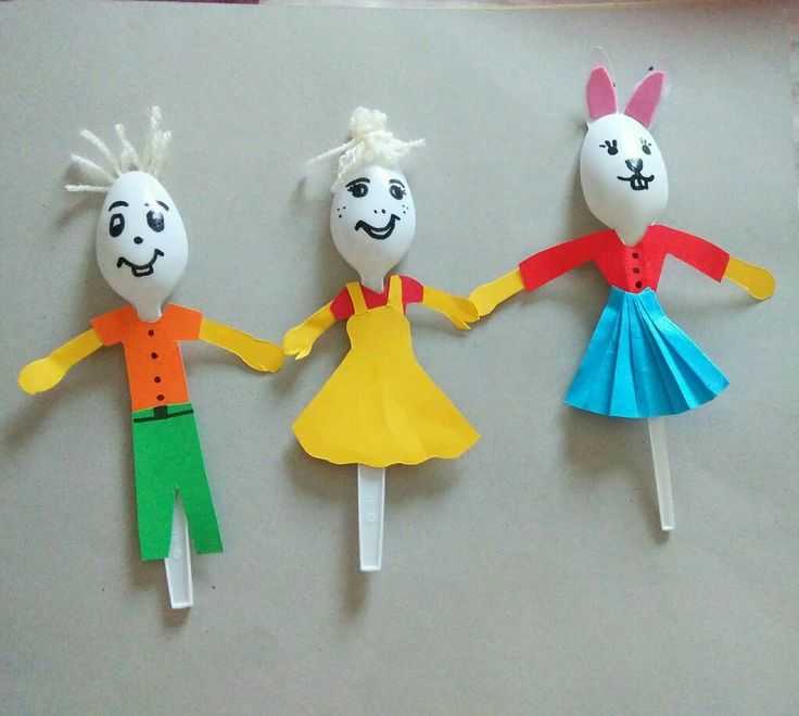 Мастер-класс с педагогами «кукла на пластиковой ложке для театрализованной деятельности в детском саду»
