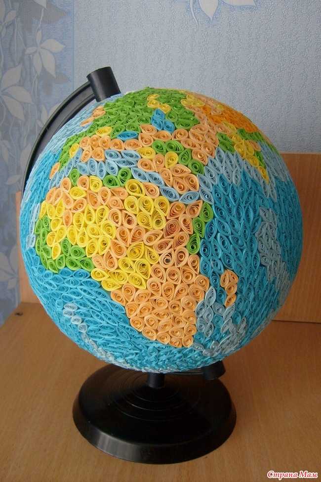 Как сделать глобус из пластилина своими руками: мастерим модель земли с детьми