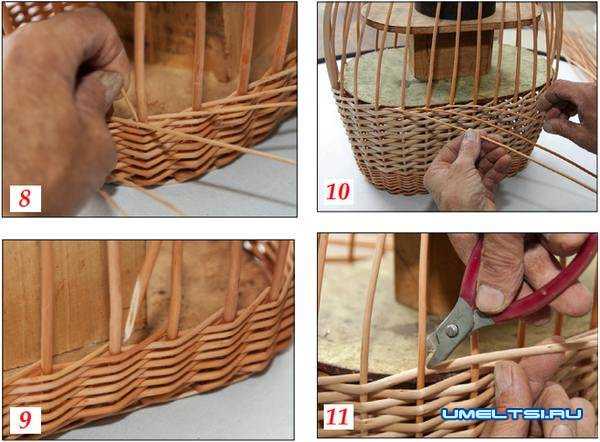 Плетение из лозы с подготовкой прута лозы из ивы к плетению: фото плетеных работ и видео