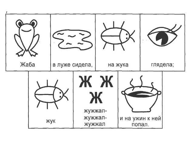 Скороговорки на звуки с ш с картинками