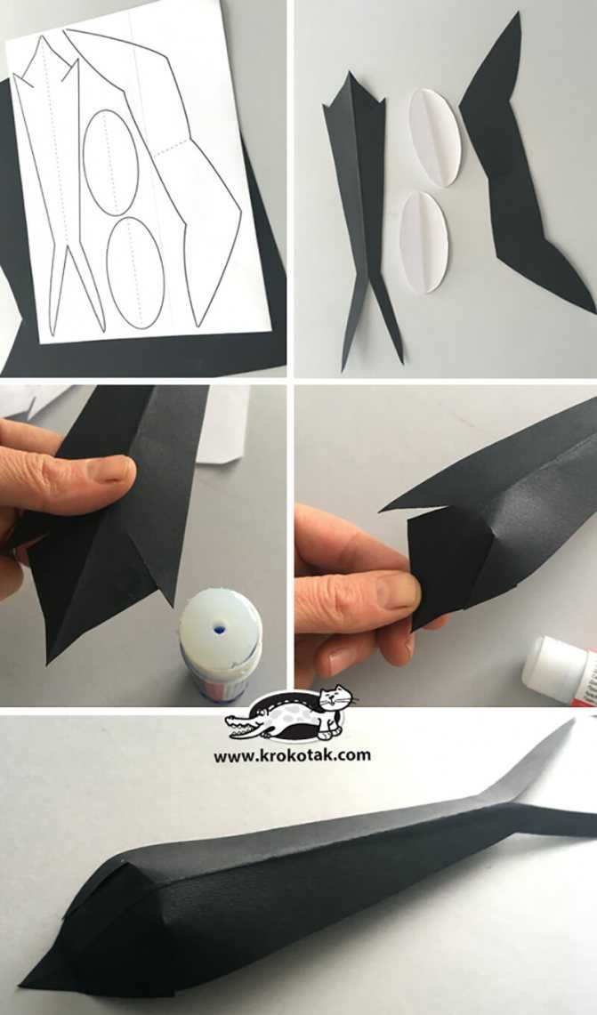 Ласточка из бумаги как сделать ласточку из бумаги + шаблон