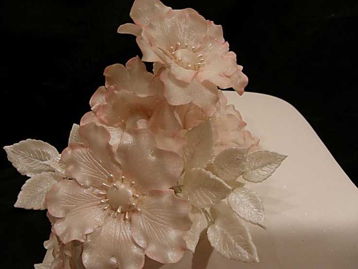 Сахарные цветы для торта своими руками в домашних условиях