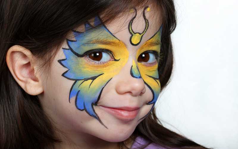 Рисунки на лице для детей. краски, советы, детские предпочтения :: syl.ru