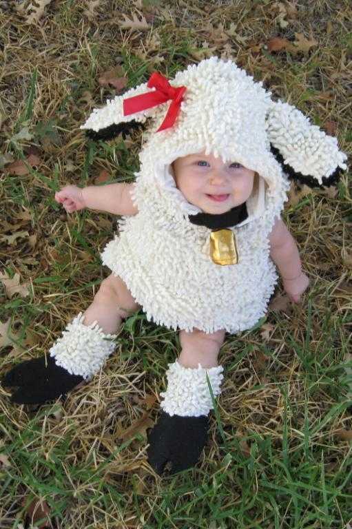 Детский костюм овечки своими руками: мастер-класс