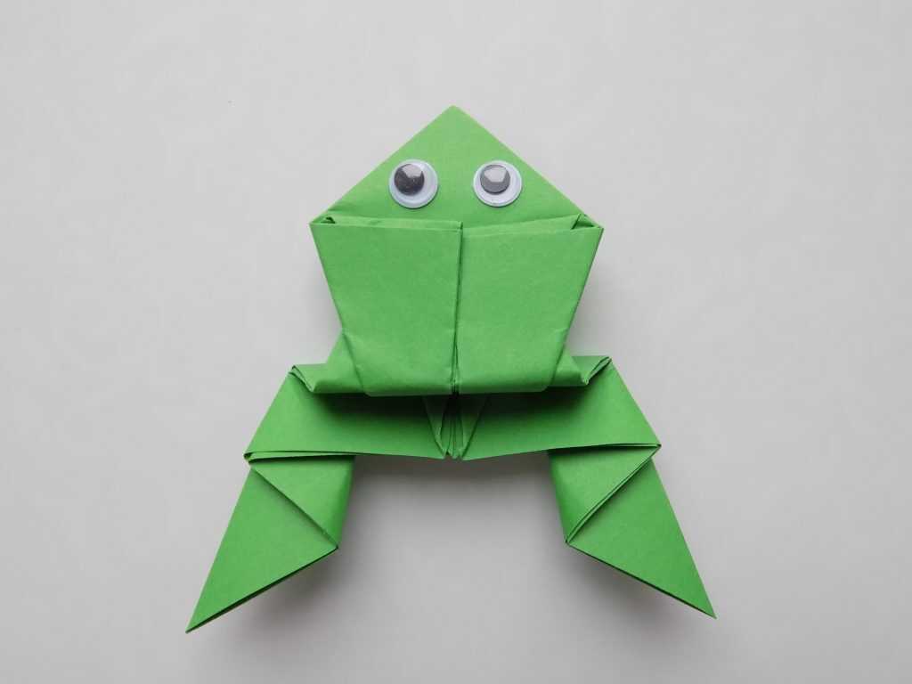Лягушка. оригами