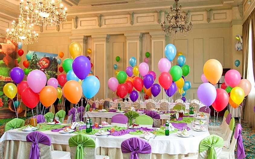 Цветные воздушные шары для праздника