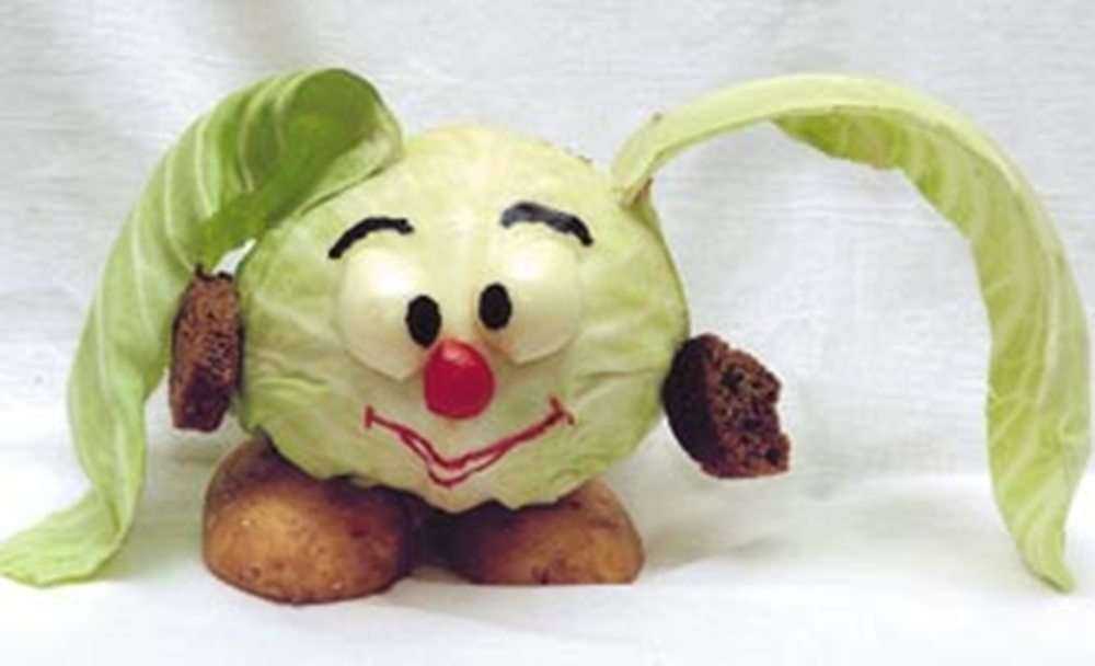 Поделки из овощей и фруктов 🥝 своими руками для детского сада или школы на осеннюю выставку, фото