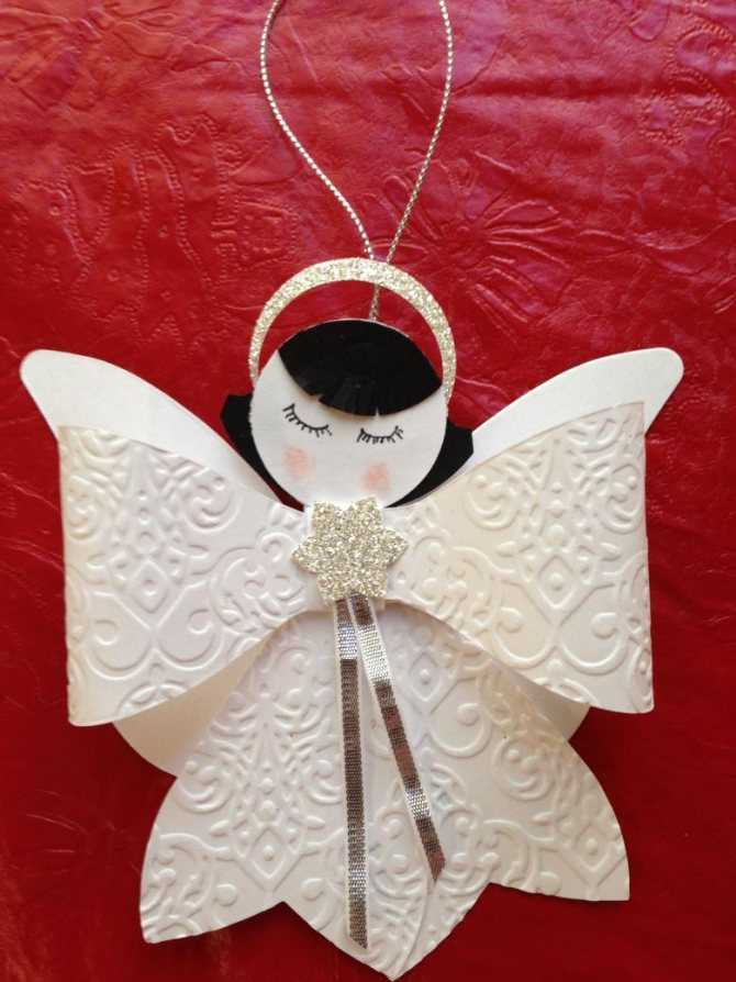 Ангелы из бумаги по шаблону своими руками: рождественский сувенир по трафарету и выкройке