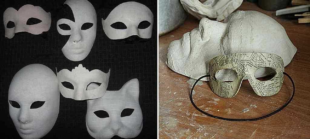 Карнавальные маски своими руками из бумаги, массы для лепки, в технике папье-маше, из ткани. трафареты, шаблоны, советы по изготовлению