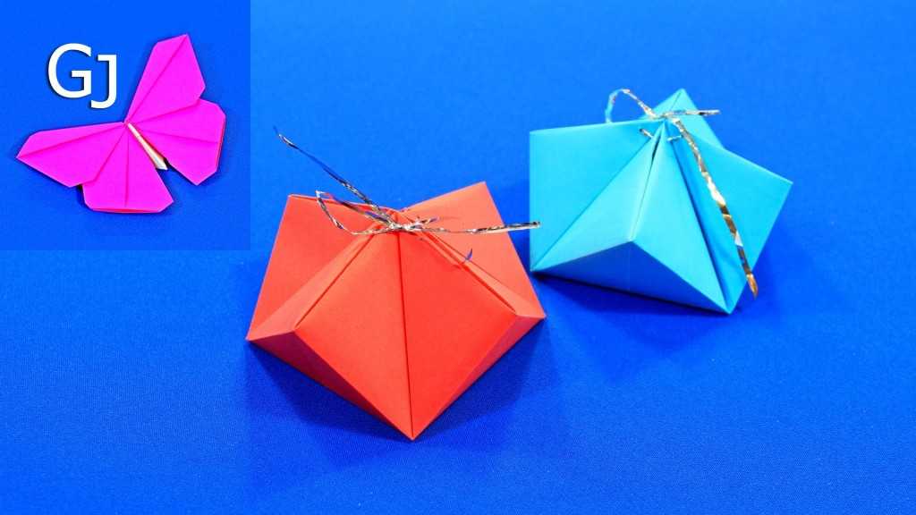 ᐉ маленькая коробочка из бумаги оригами без клея — как сделать пошагово своими руками. коробка оригами - мастер-класс