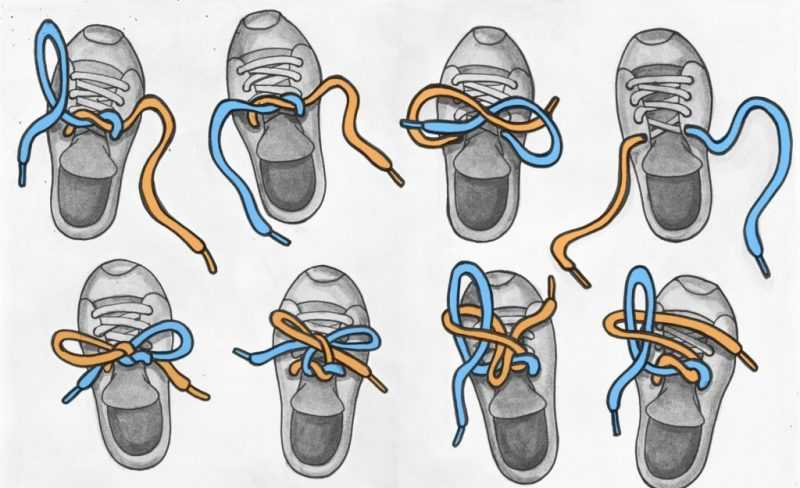 Самый быстрый способ завязывания шнурков