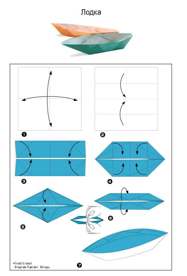 Как сделать кораблик из бумаги: пошаговая инструкция