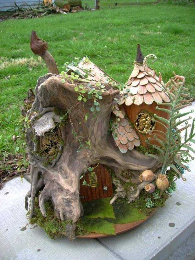 Домики для фей, эльфов и гномов в саду на даче (20 фото) - decorwind