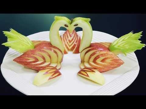 Как порезать яблоки на стол: 22 красивые яблочные нарезки