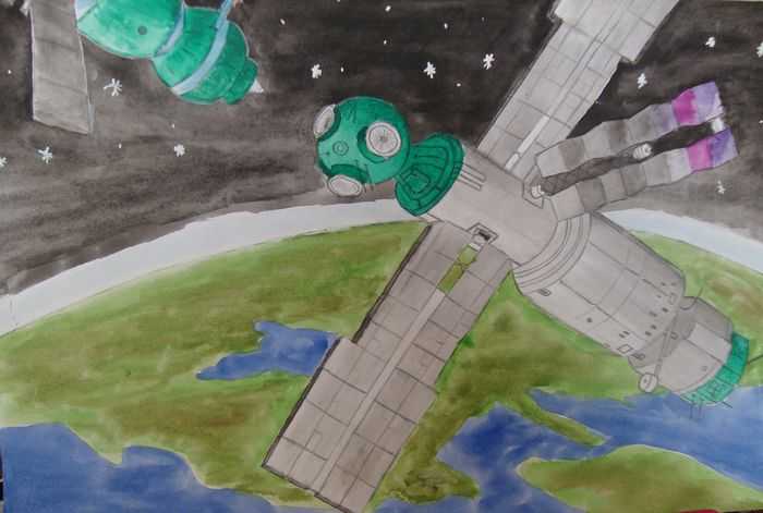 Как нарисовать космос карандашом, акварелью, гуашью, губкой с красками – поэтапные мастер-классы с видео для детей. рисунок на тему «космос» с ракетами, планетами, спутником и звездами