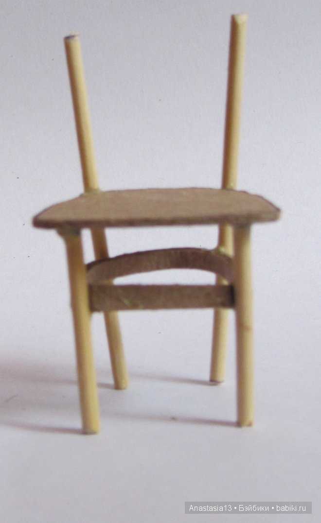 Кукольный стул. простые идеи как сделать стул для кукол своими руками