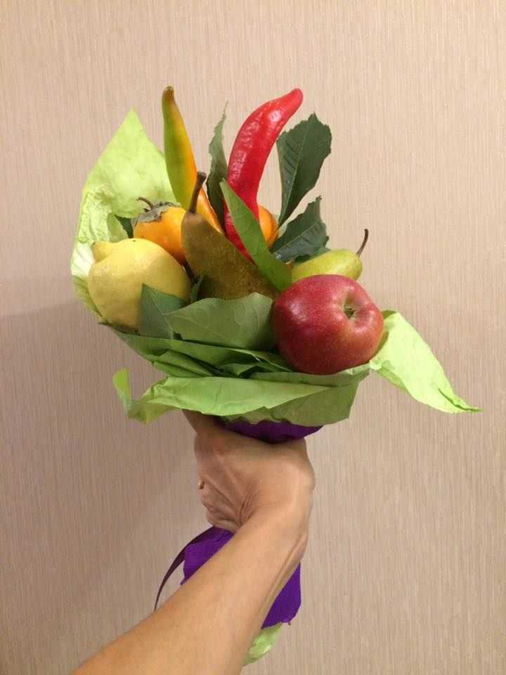 Поделки из овощей и фруктов на тему «осень» для выставки. идеи для школы и детского сада