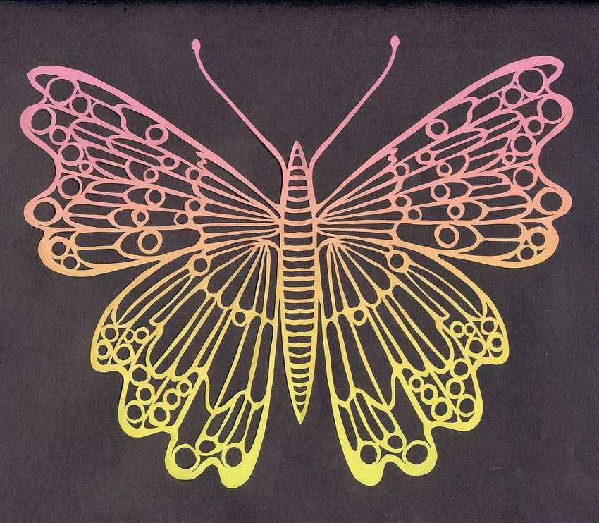 Бабочки из бумаги своими руками (схемы, шаблоны). делаем бабочку из бумаги своими руками