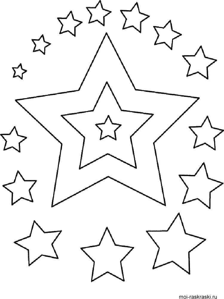 Большая звезда из бумаги своими руками на новый год и шаблон из 5 частей