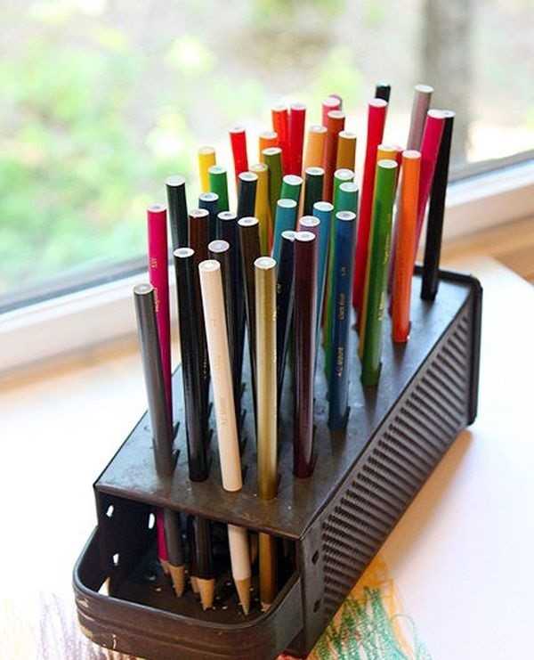 Карандашница своими руками: 15 мастер классов создания подставки для карандашей