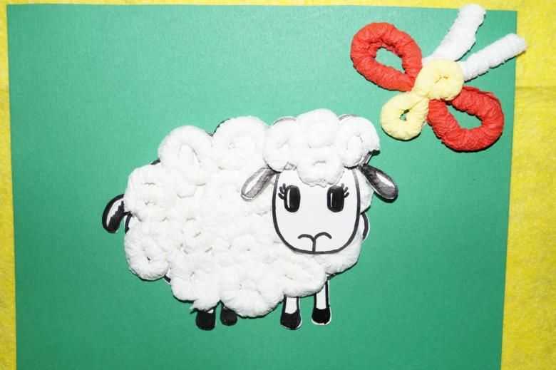 Как сделать овечку из пластилина и ватных палочек своими руками, три поэтапных мастер-класса для занятий мамы с ребенком