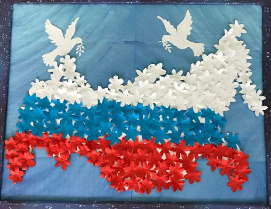 Аппликация «флаг россии» для детей 6-11 лет пошагово с фото. шаблоны